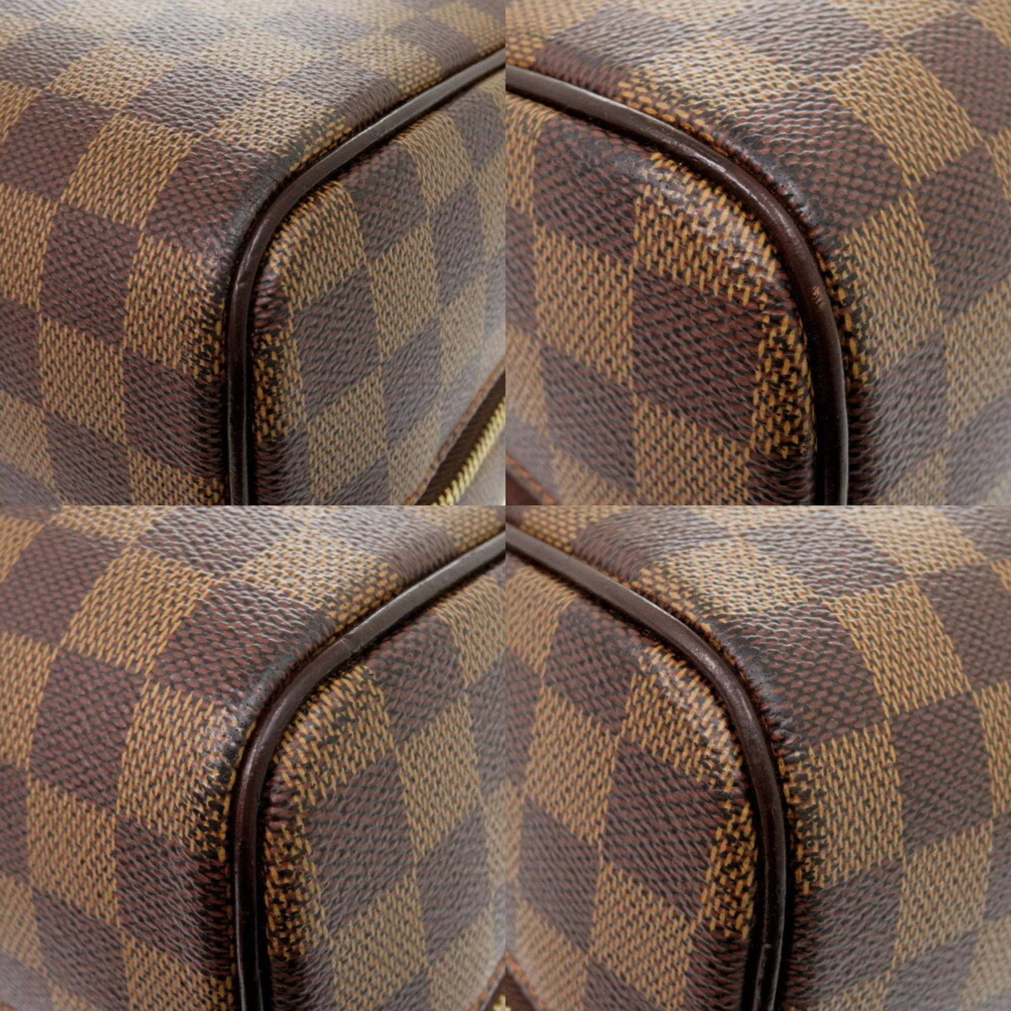 Louis Vuitton Damier Damier Canvas Handbag (Pre-Owned)