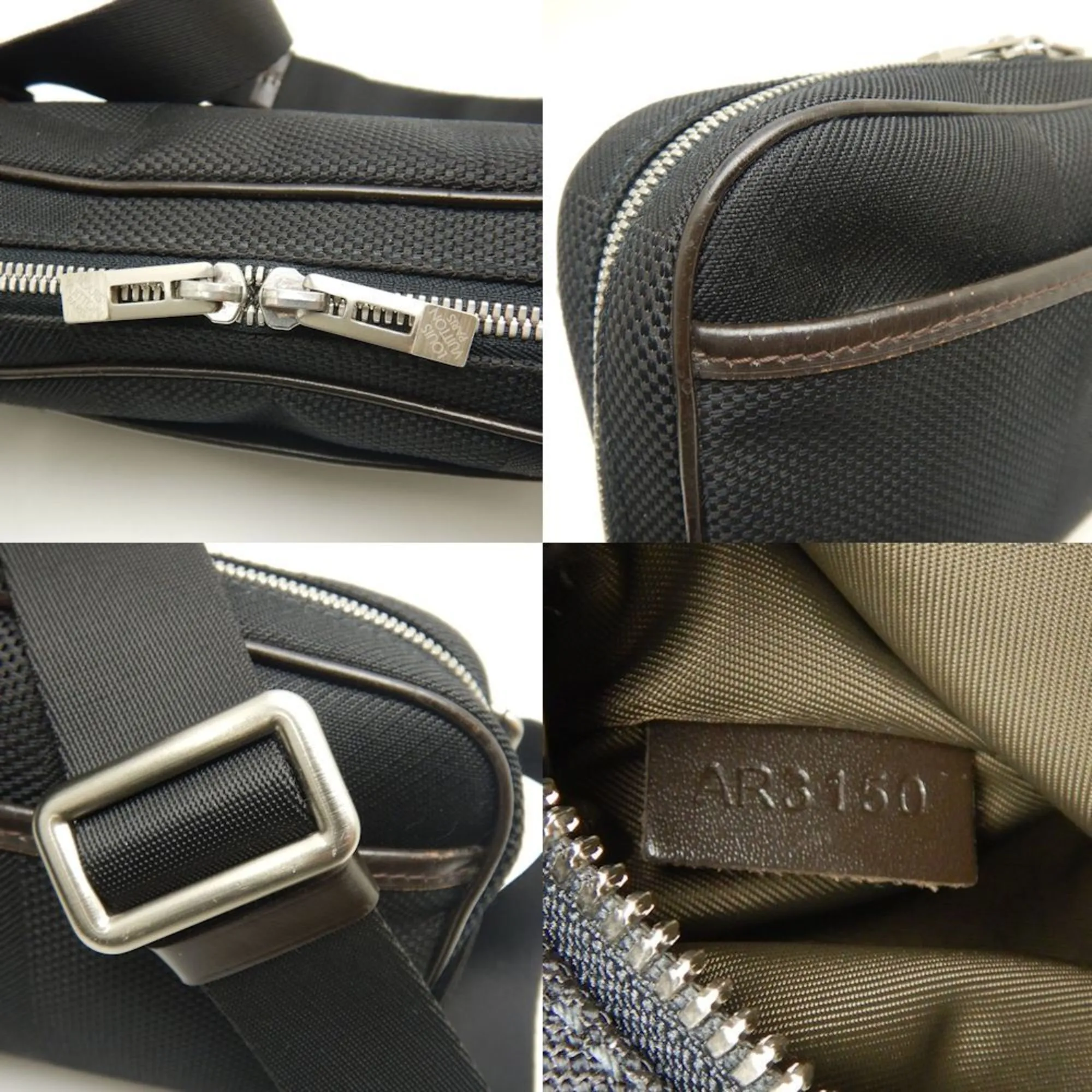 Louis Vuitton Damier Geant Noir Canvas Fanny Pack (Pre-Owned)