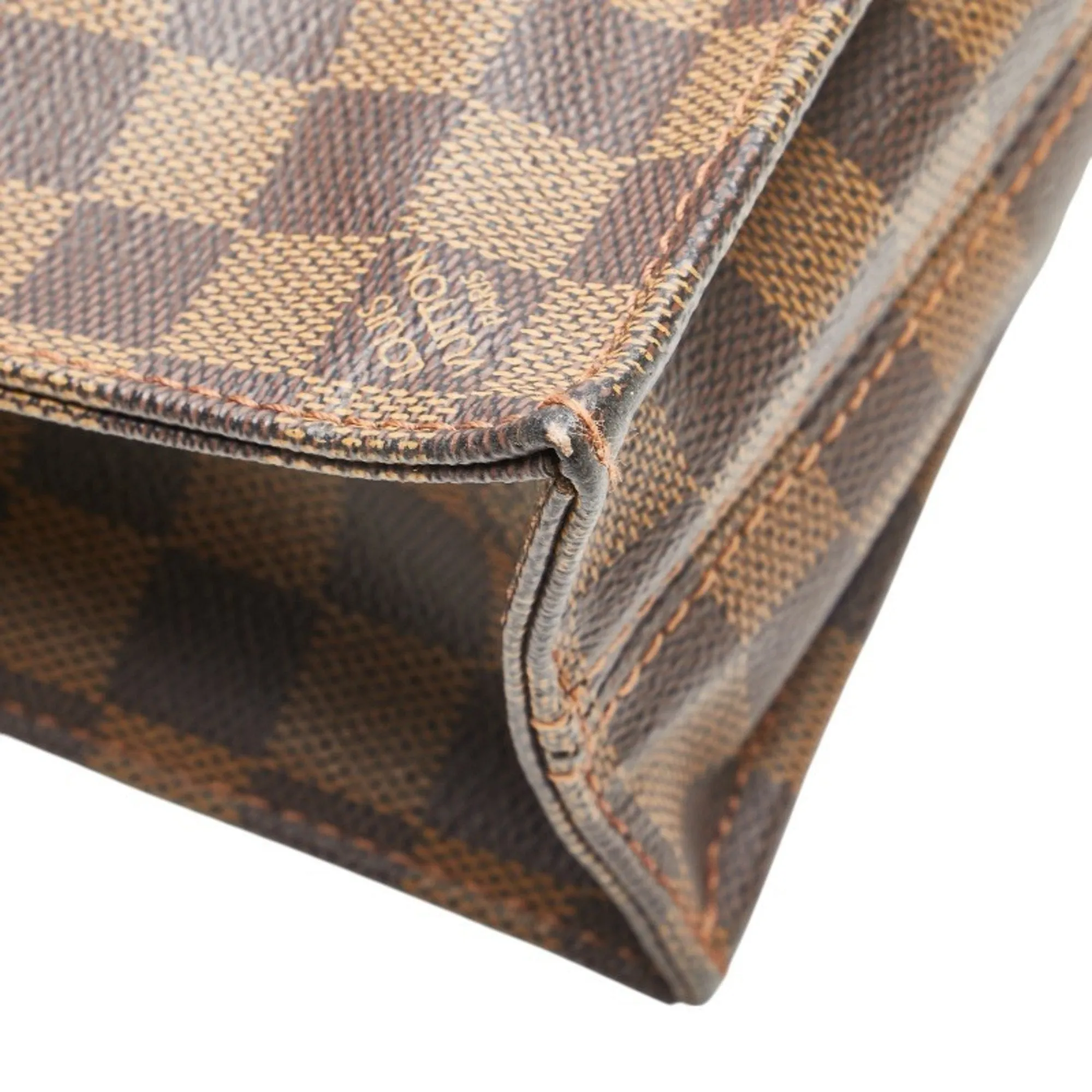 Louis Vuitton Damier Pvc Leather Handbag Tote Bag (Pre-Owned)