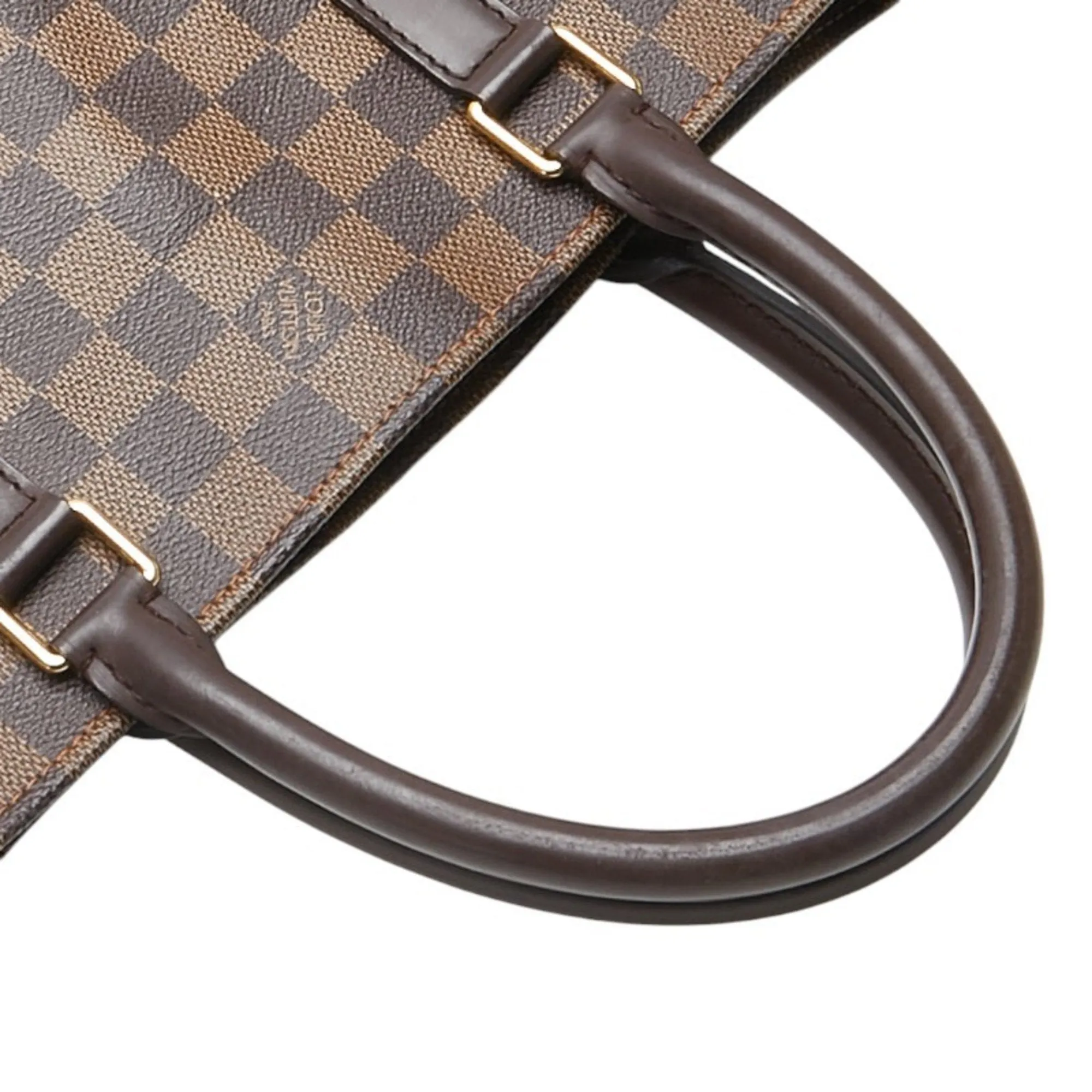 Louis Vuitton Damier Pvc Leather Handbag Tote Bag (Pre-Owned)