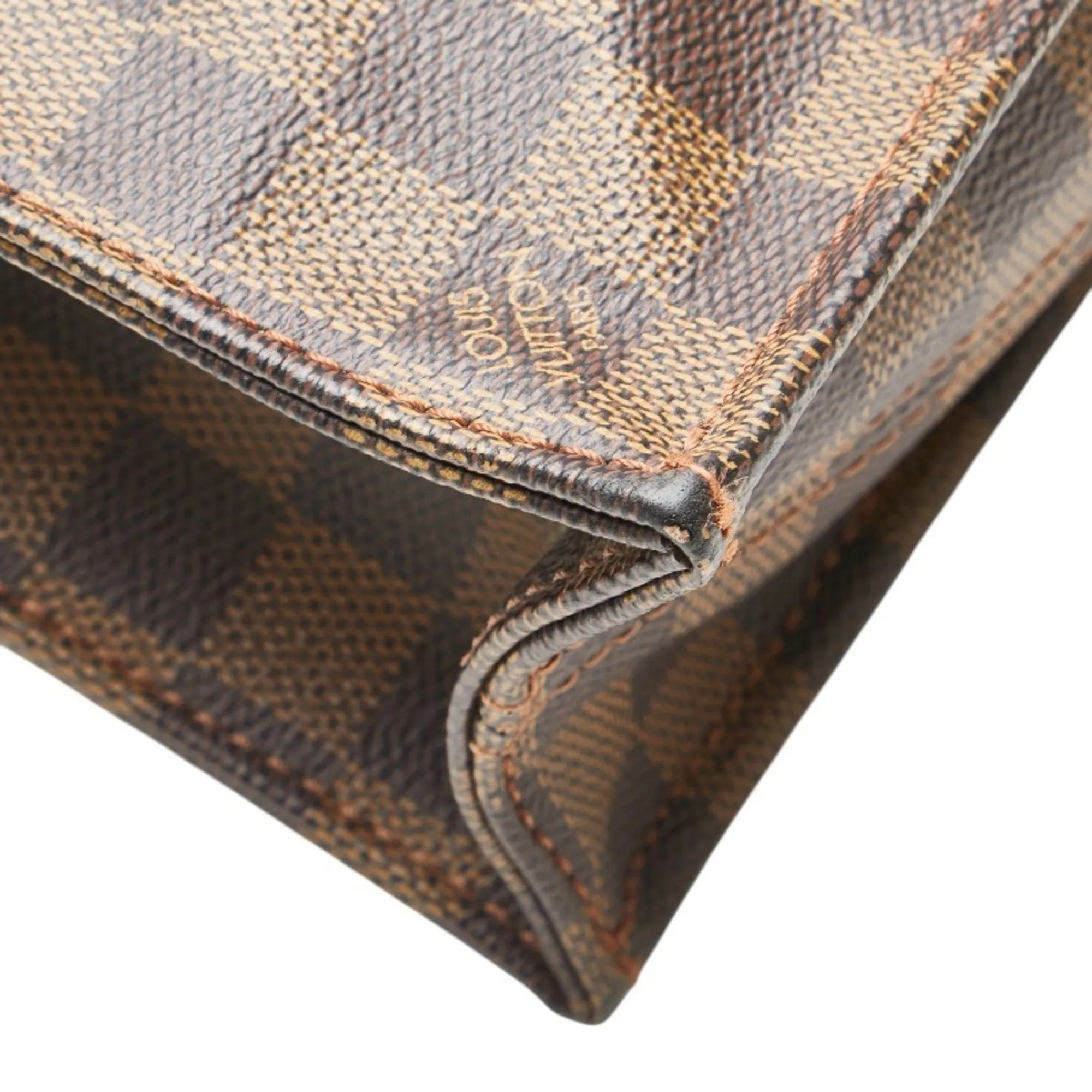 Louis Vuitton Damier Pvc Leather Handbag Tote Bag (Pre-Owned)