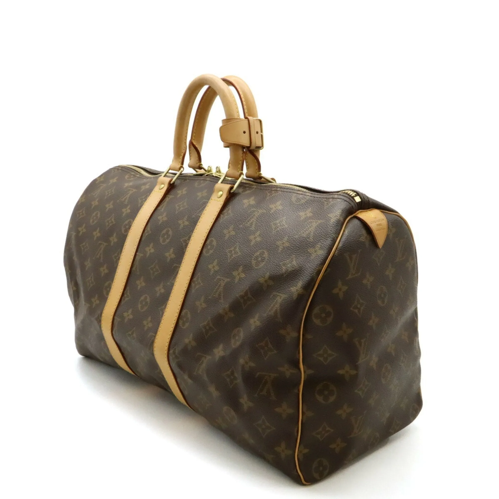Louis Vuitton Keepall 45 Canvas Travel Bag (Pre-Owned)