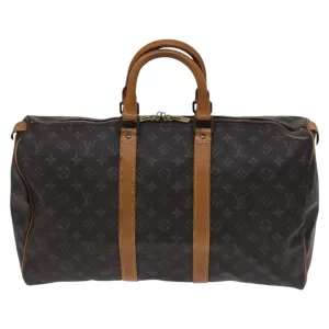 Louis Vuitton Keepall 45 Canvas Travel Bag (Pre-Owned)