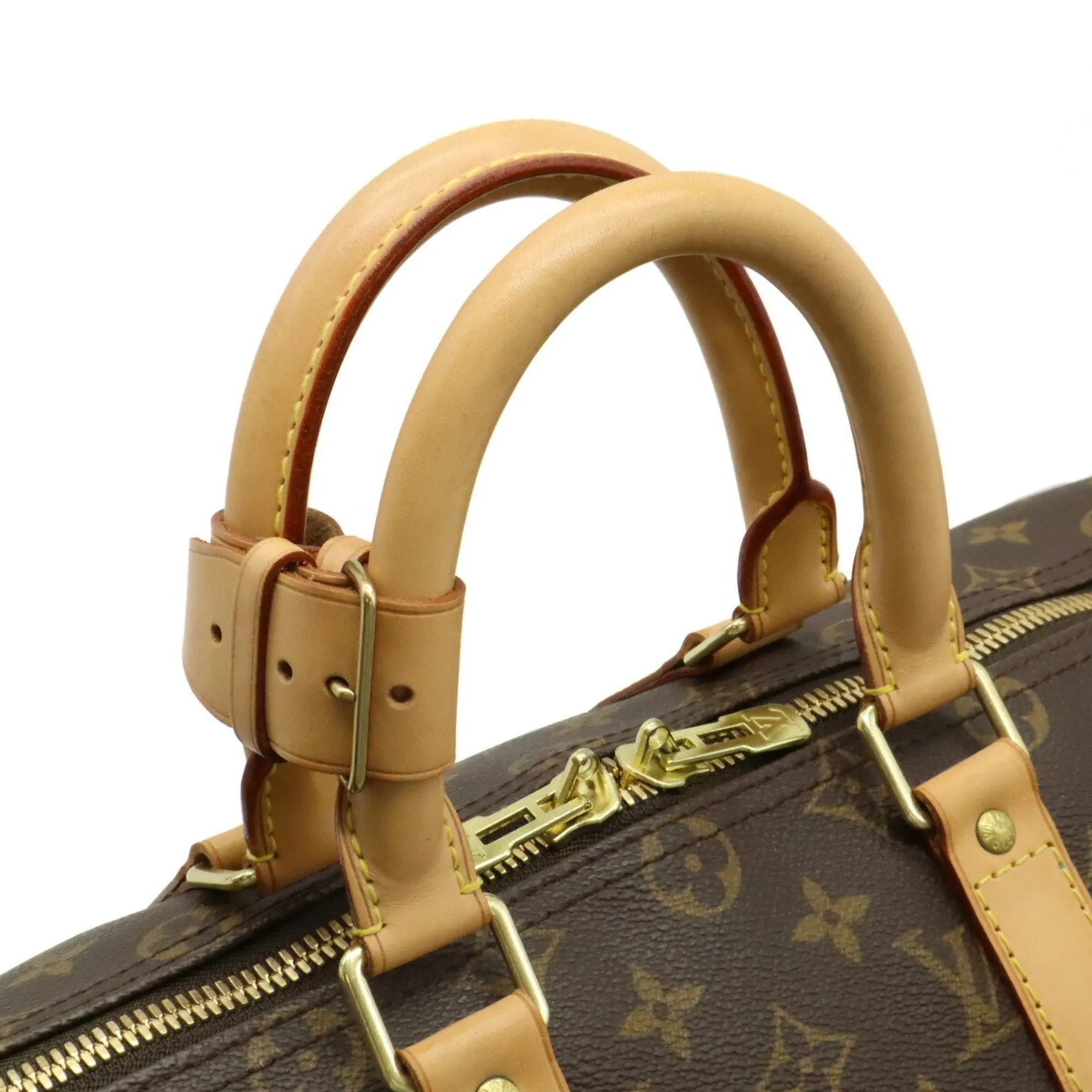 Louis Vuitton Keepall 45 Canvas Travel Bag (Pre-Owned)