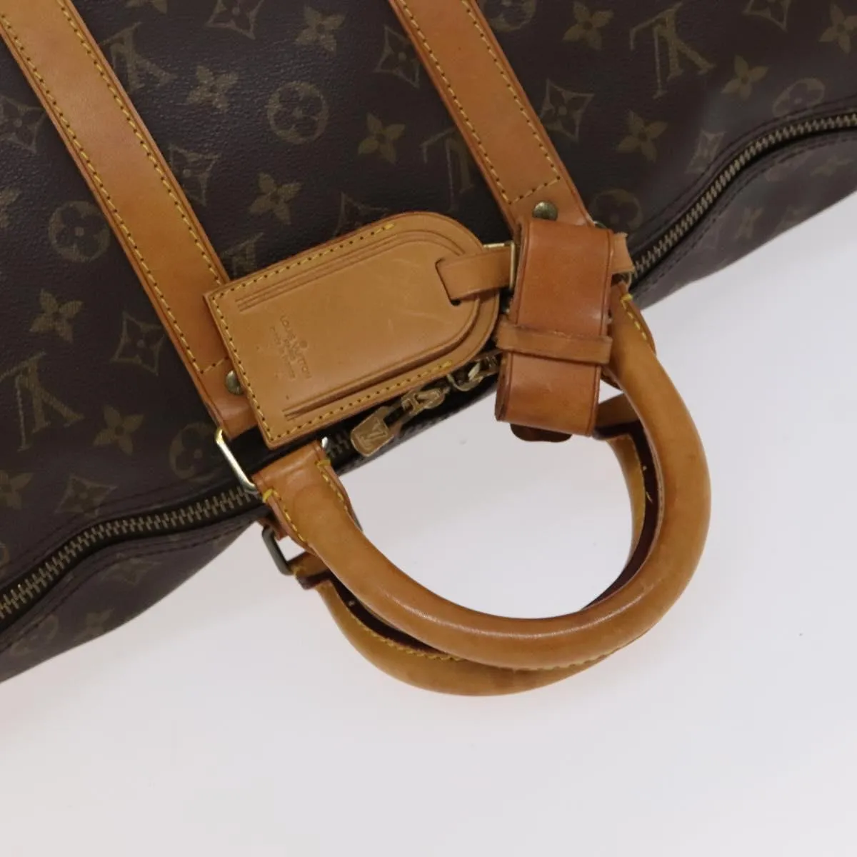 Louis Vuitton Keepall 45 Canvas Travel Bag (Pre-Owned)