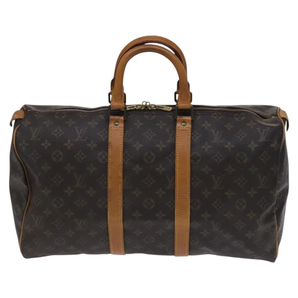 Louis Vuitton Keepall 45 Canvas Travel Bag (Pre-Owned)