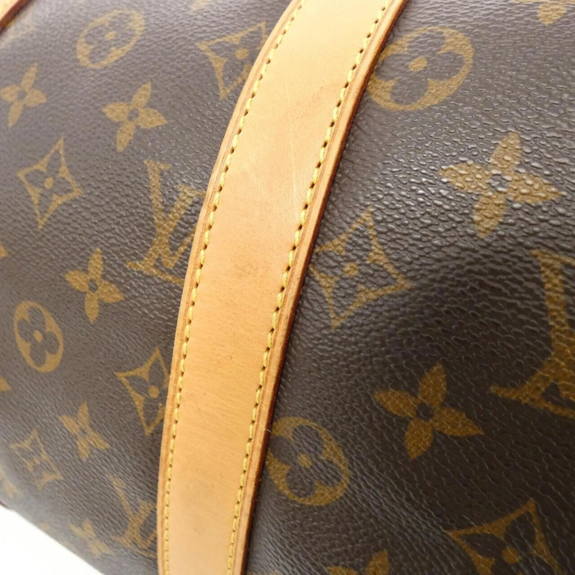 Louis Vuitton Keepall 45 Canvas Travel Bag (Pre-Owned)