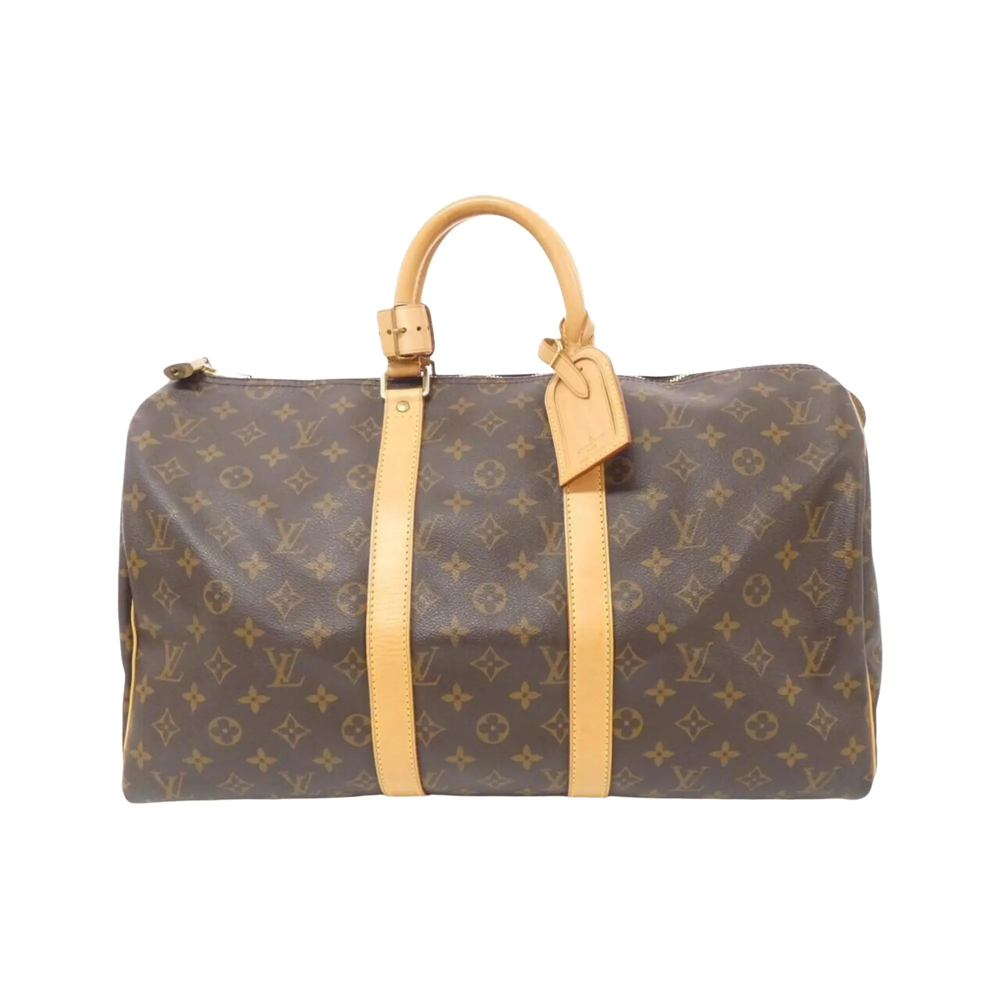Louis Vuitton Keepall 45 Canvas Travel Bag (Pre-Owned)