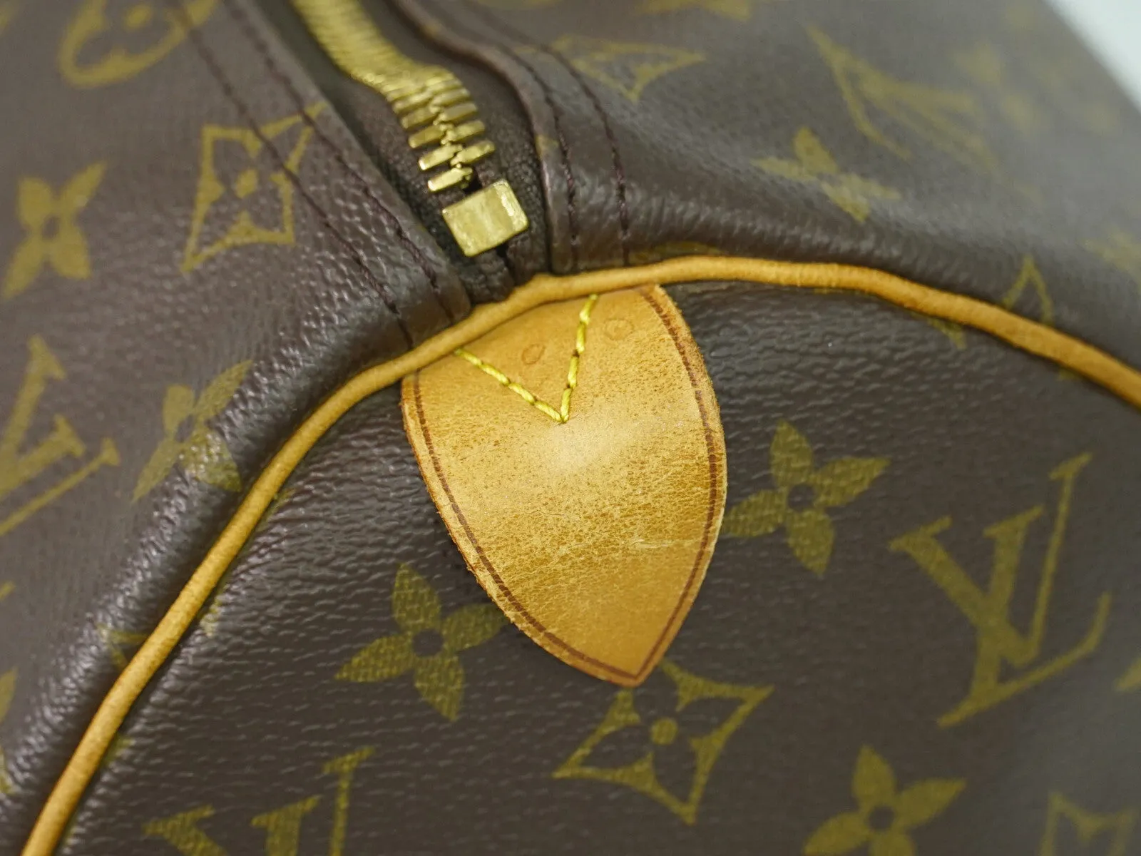Louis Vuitton Keepall 45 Canvas Travel Bag (Pre-Owned)