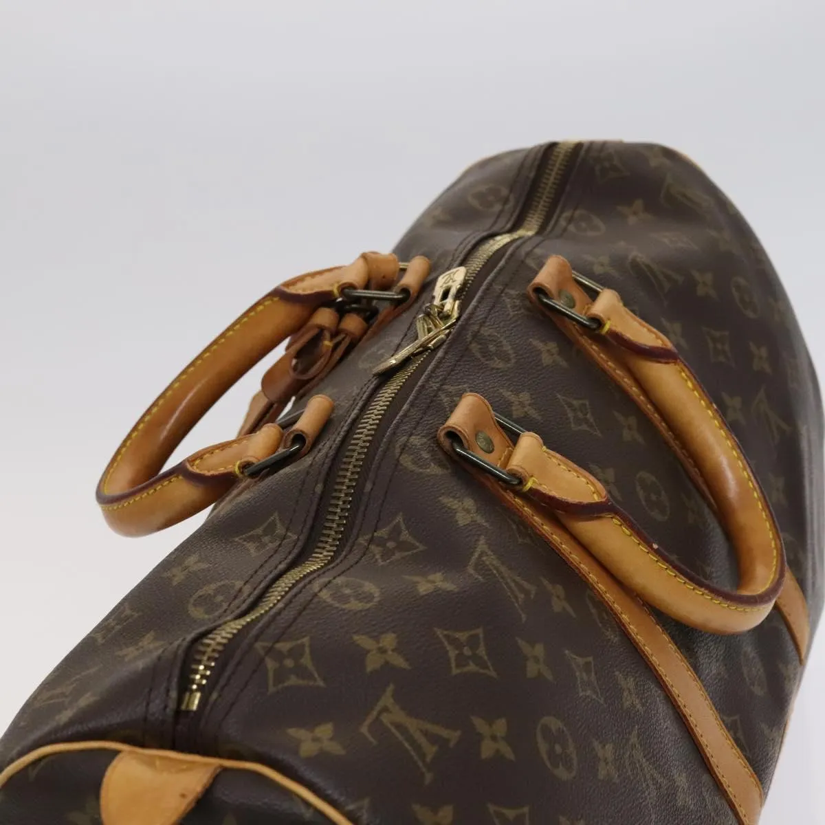 Louis Vuitton Keepall 45 Canvas Travel Bag (Pre-Owned)