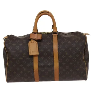Louis Vuitton Keepall 45 Canvas Travel Bag (Pre-Owned)
