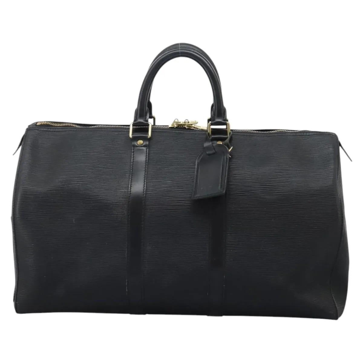 Louis Vuitton Keepall 45 Leather Travel Bag (Pre-Owned)