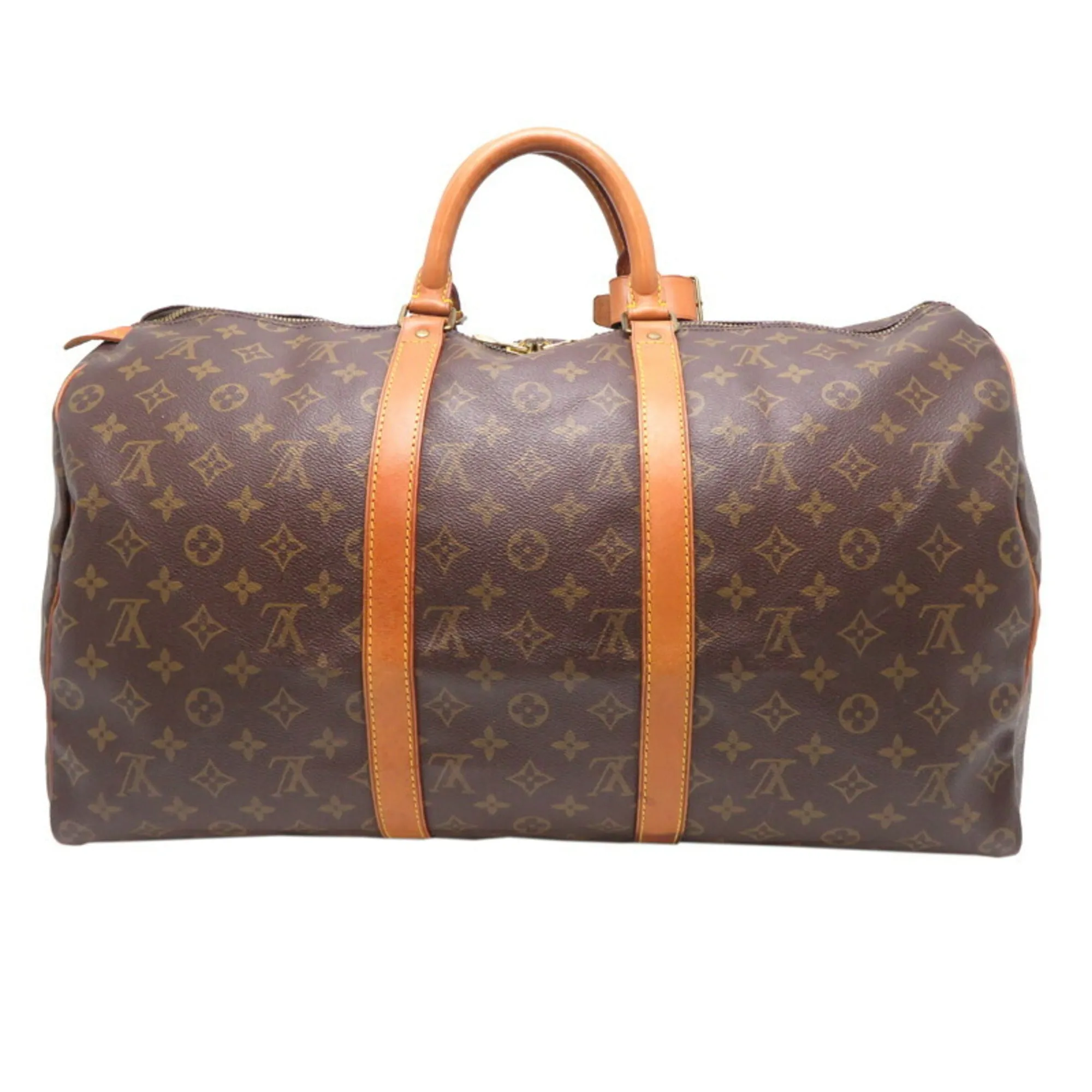 Louis Vuitton Keepall 50 Canvas Travel Bag (Pre-Owned)