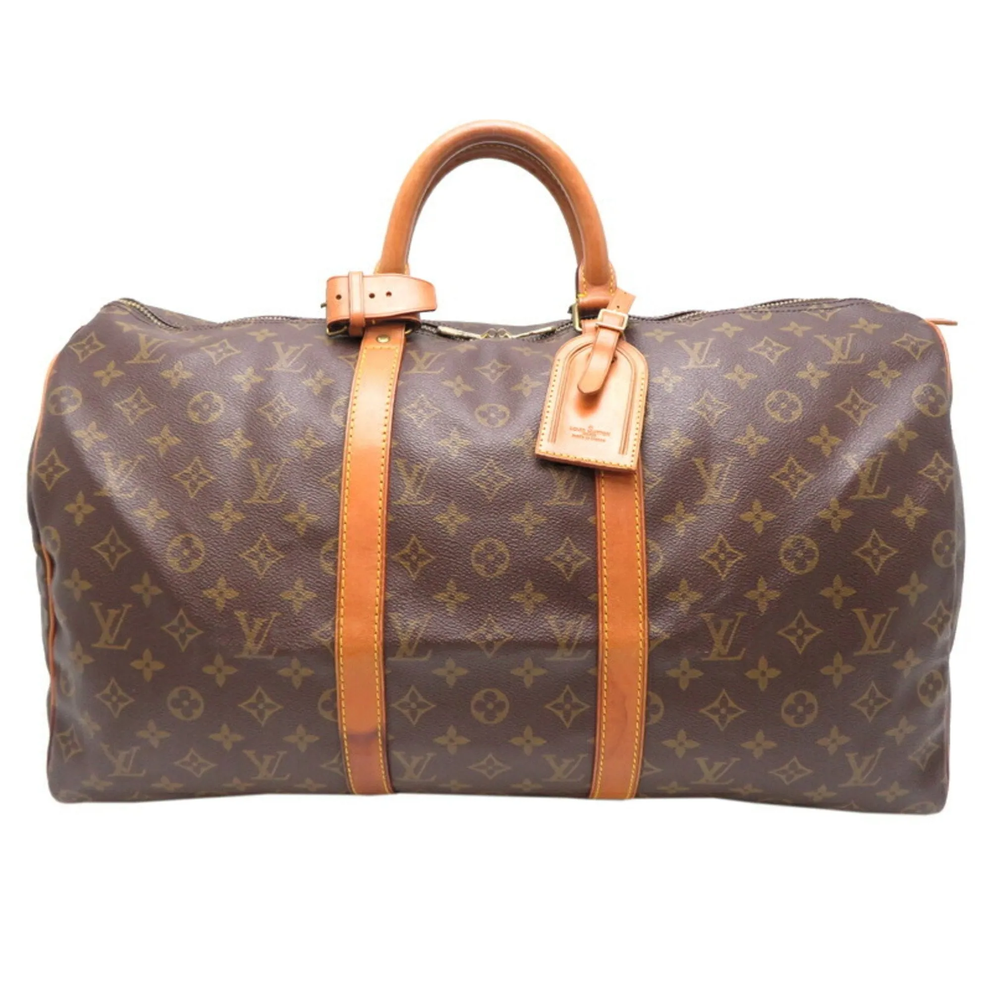Louis Vuitton Keepall 50 Canvas Travel Bag (Pre-Owned)
