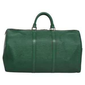 Louis Vuitton Keepall 50 Leather Travel Bag (Pre-Owned)