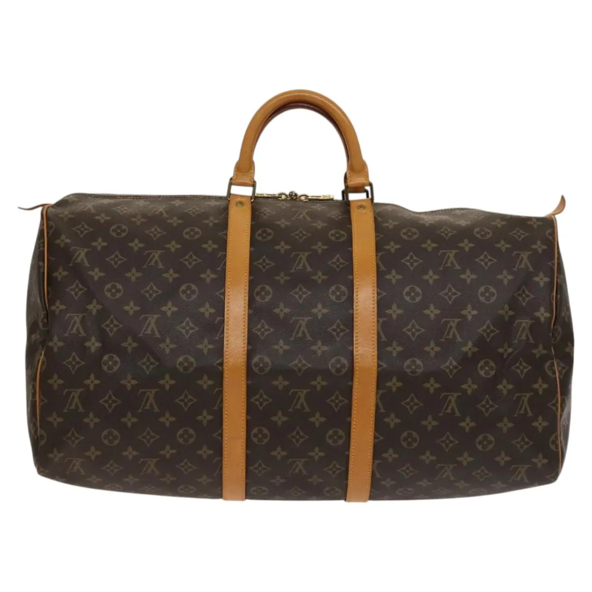Louis Vuitton Keepall 55 Canvas Travel Bag (Pre-Owned)