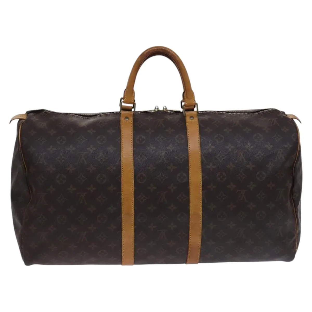 Louis Vuitton Keepall 55 Canvas Travel Bag (Pre-Owned)