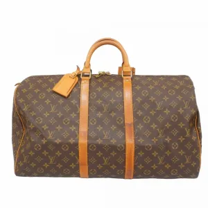Louis Vuitton Keepall 55 Canvas Travel Bag (Pre-Owned)
