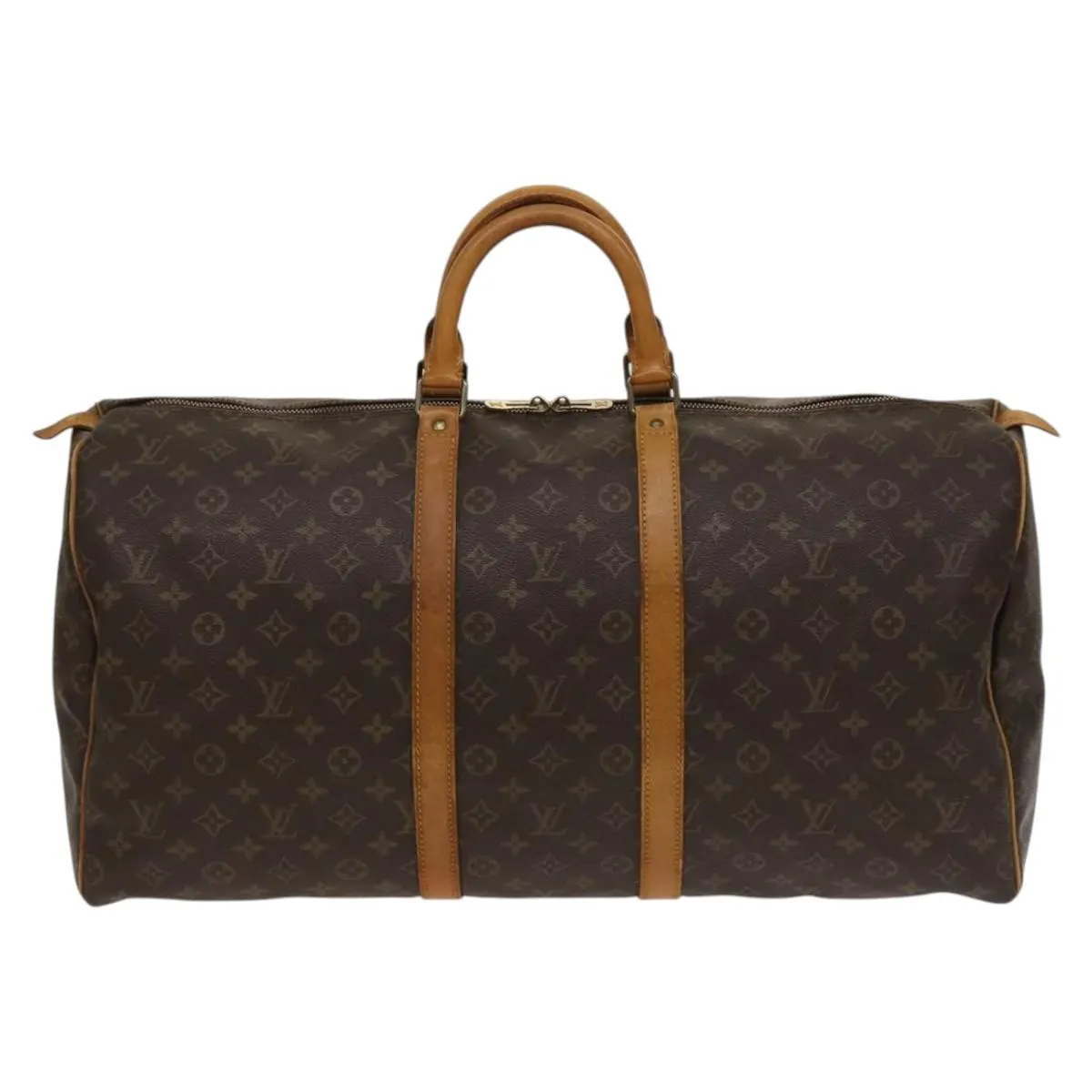 Louis Vuitton Keepall 55 Canvas Travel Bag (Pre-Owned)