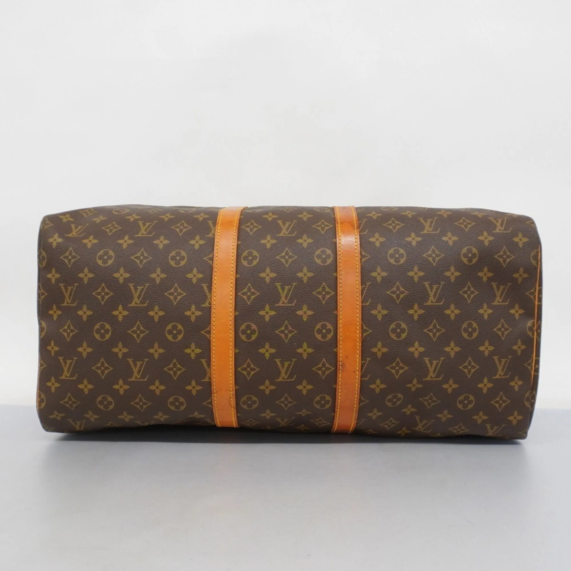 Louis Vuitton Keepall 55 Canvas Travel Bag (Pre-Owned)