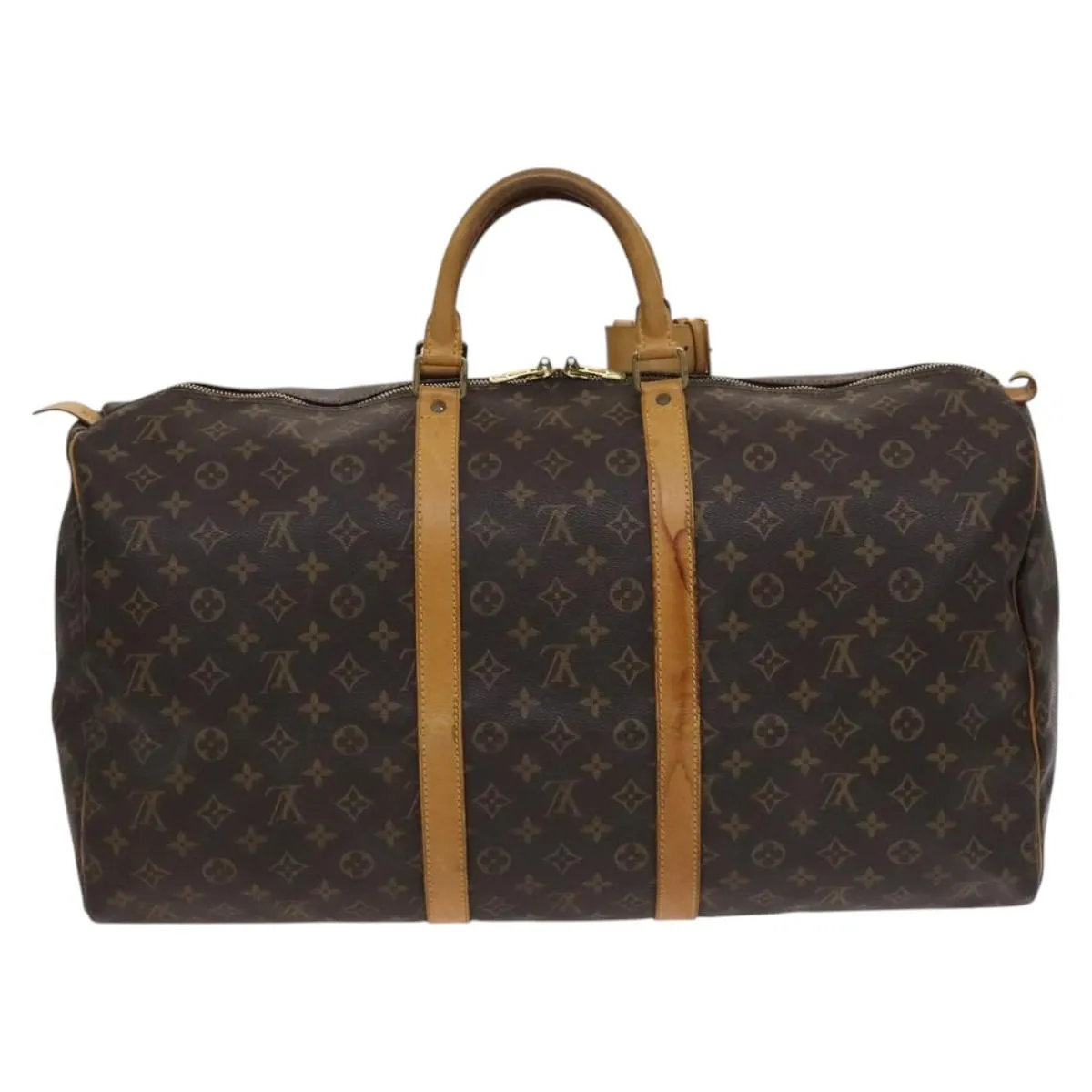 Louis Vuitton Keepall 55 Canvas Travel Bag (Pre-Owned)