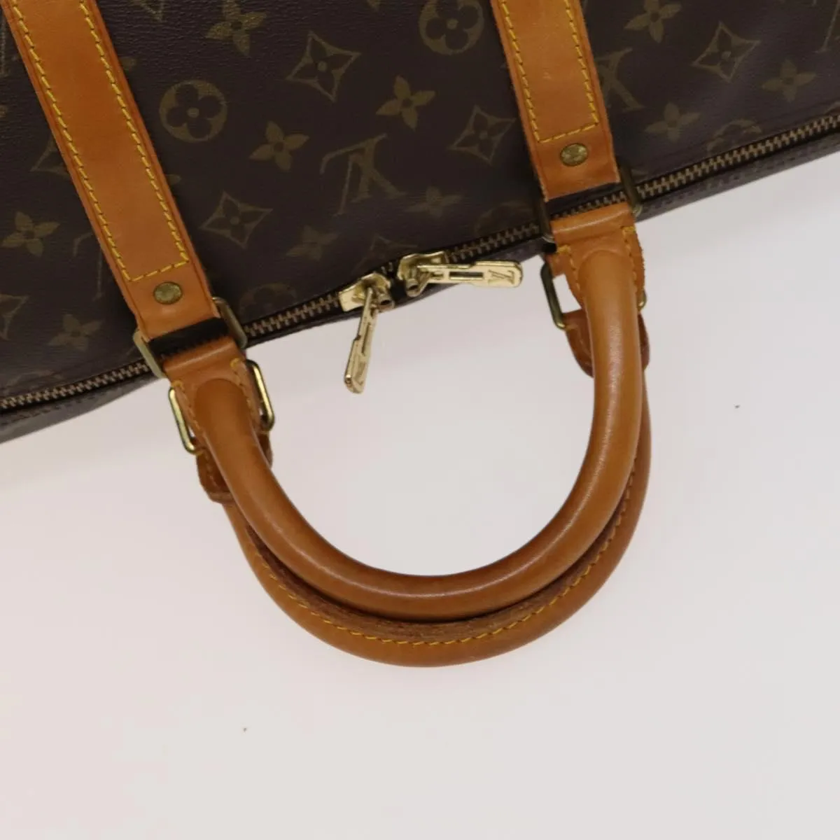 Louis Vuitton Keepall 55 Canvas Travel Bag (Pre-Owned)