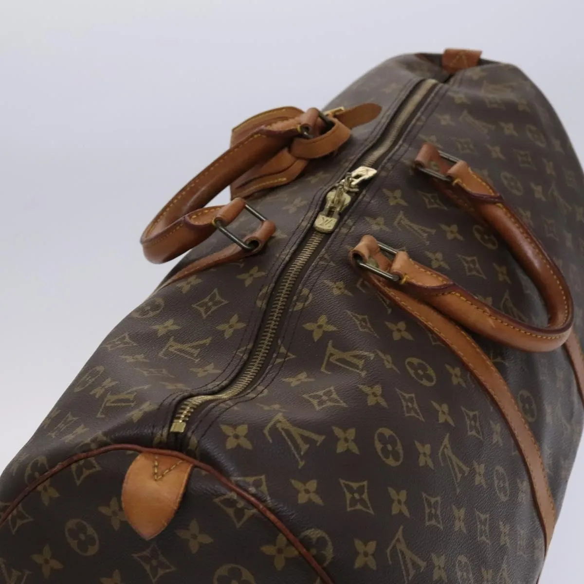 Louis Vuitton Keepall 55 Canvas Travel Bag (Pre-Owned)