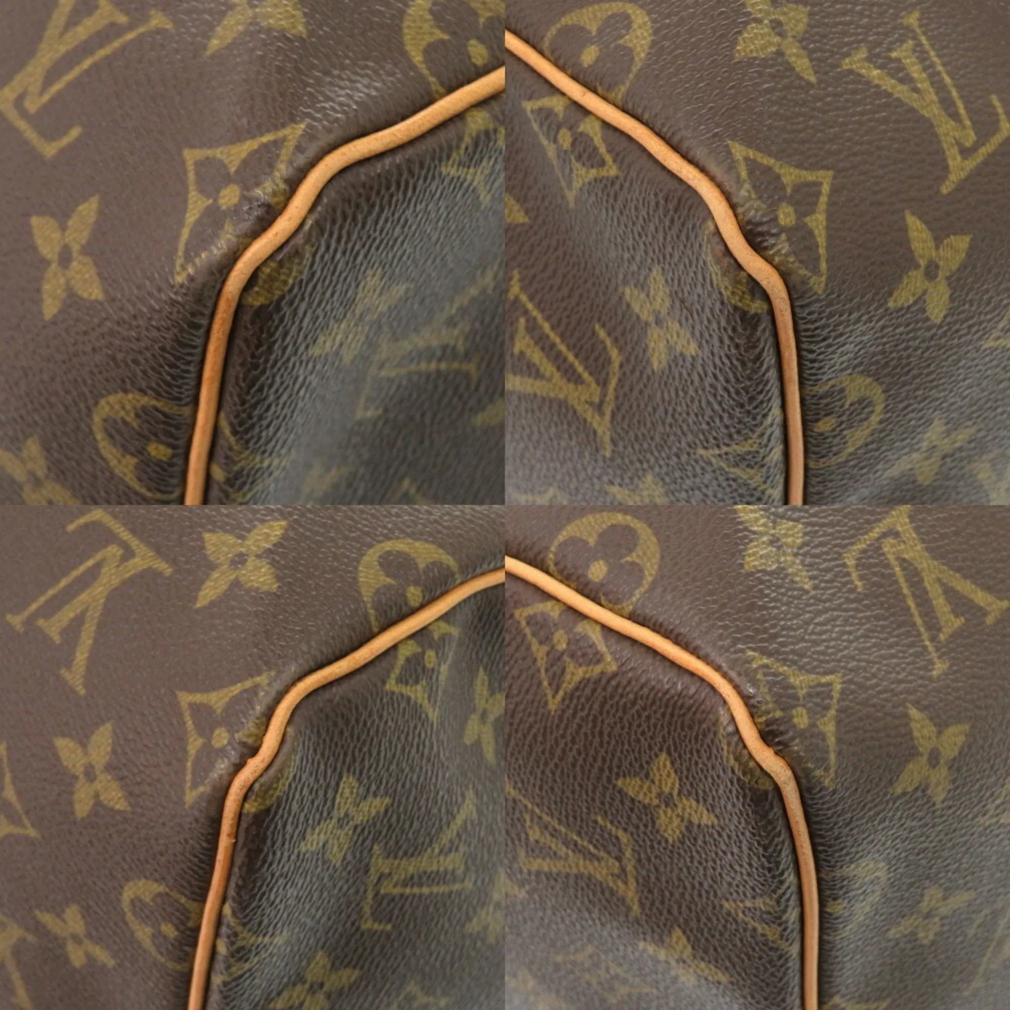 Louis Vuitton Keepall 55 Canvas Travel Bag (Pre-Owned)