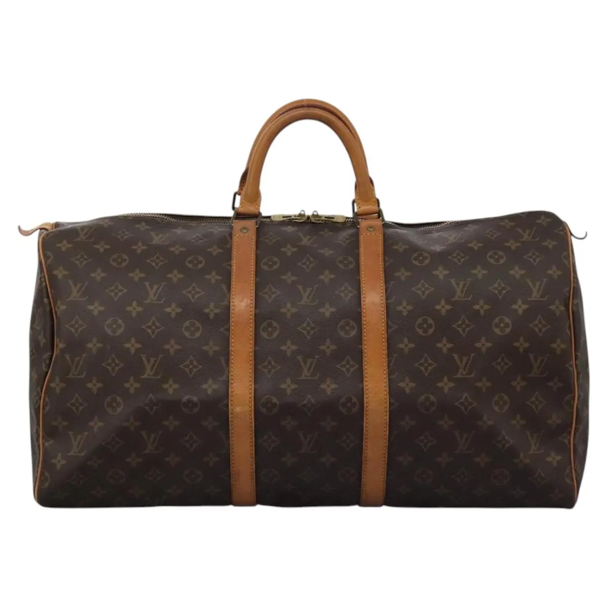 Louis Vuitton Keepall 55 Canvas Travel Bag (Pre-Owned)