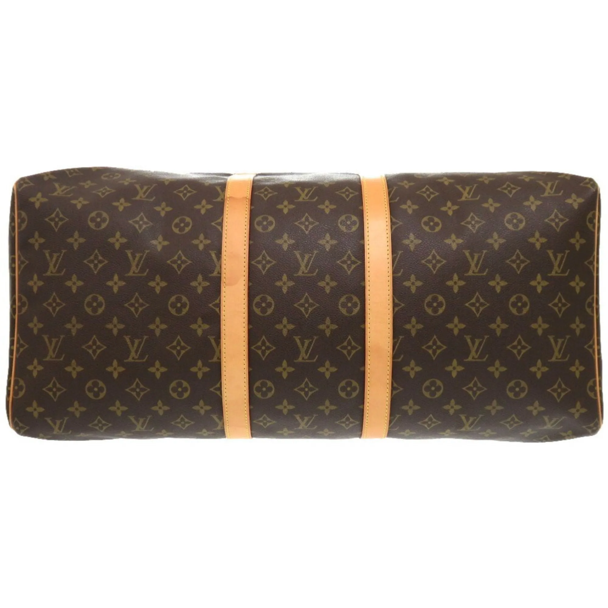 Louis Vuitton Keepall 55 Canvas Travel Bag (Pre-Owned)