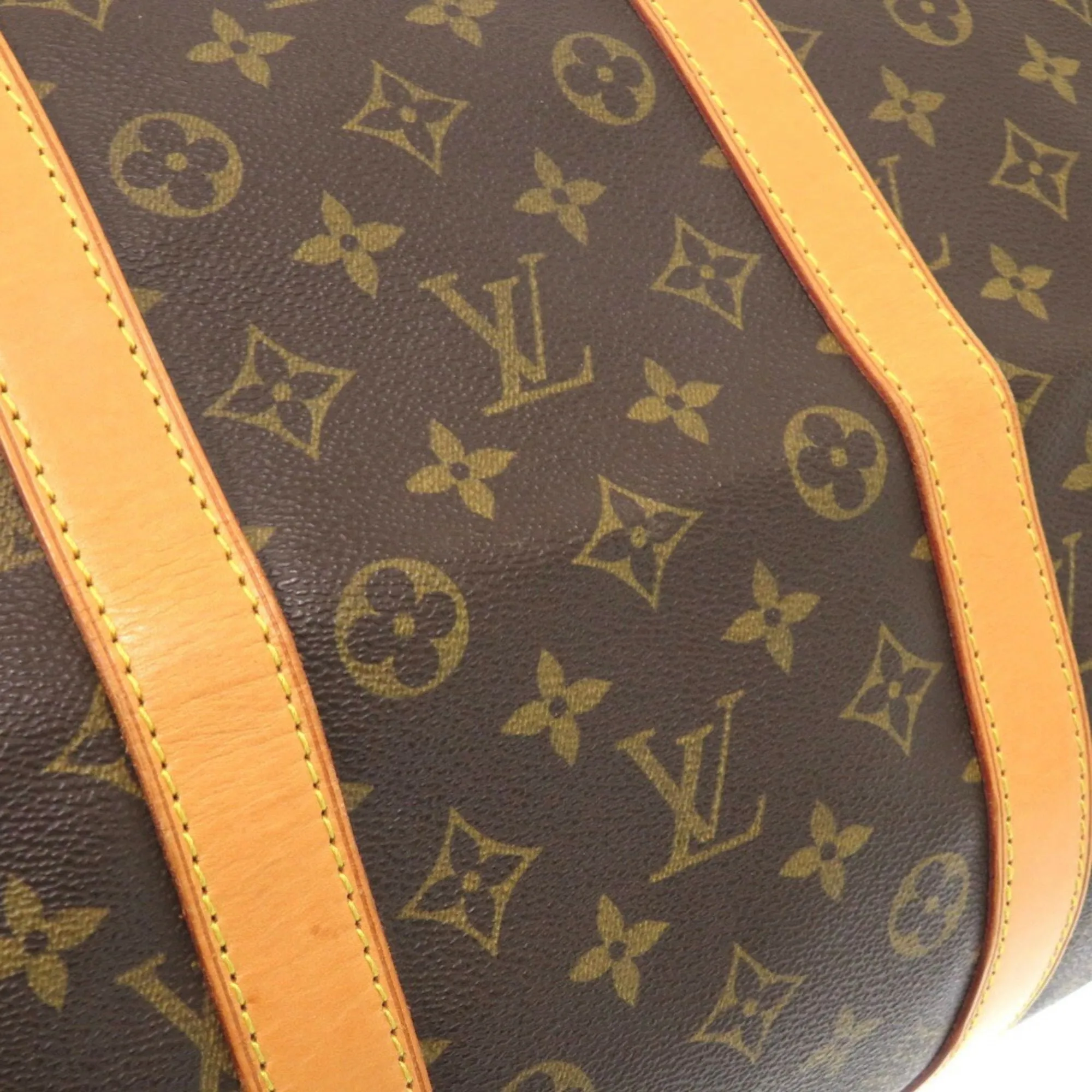 Louis Vuitton Keepall 55 Canvas Travel Bag (Pre-Owned)