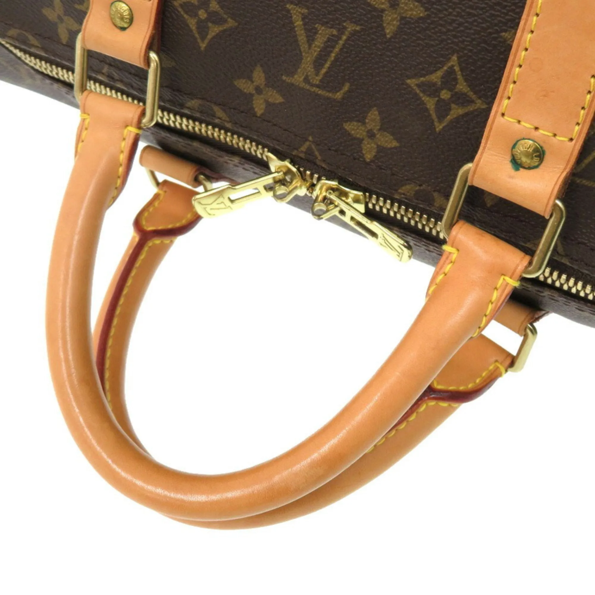 Louis Vuitton Keepall 55 Canvas Travel Bag (Pre-Owned)