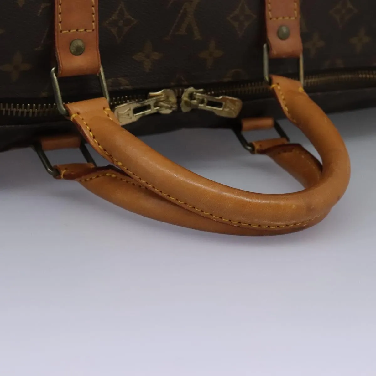 Louis Vuitton Keepall 55 Canvas Travel Bag (Pre-Owned)