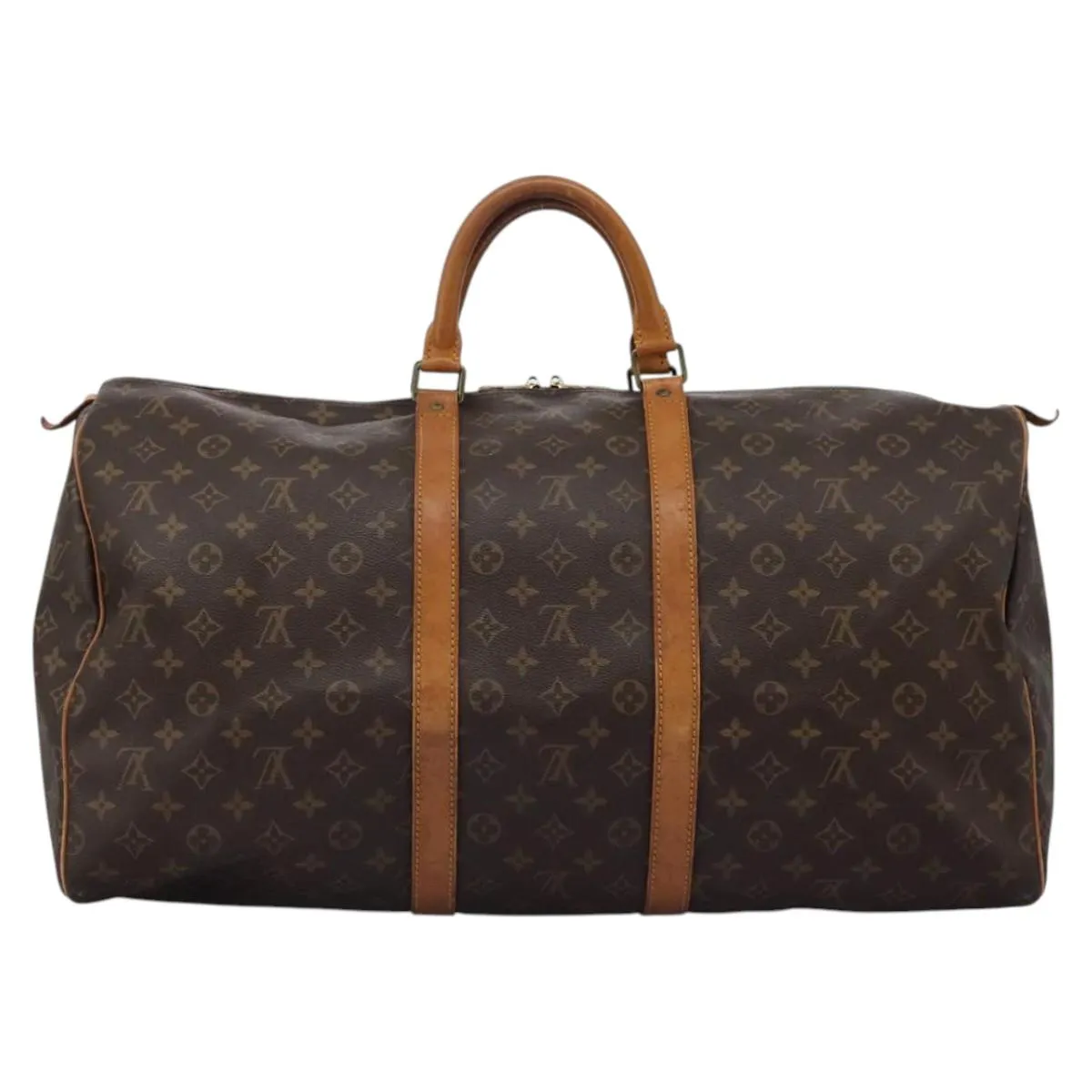 Louis Vuitton Keepall 55 Canvas Travel Bag (Pre-Owned)