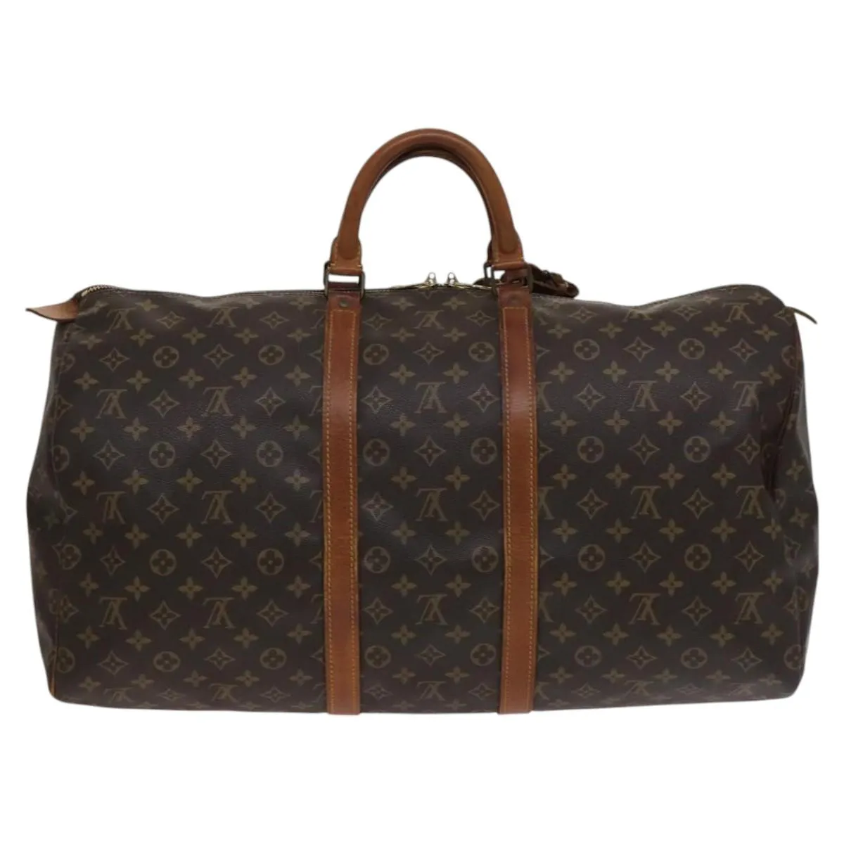 Louis Vuitton Keepall 55 Canvas Travel Bag (Pre-Owned)