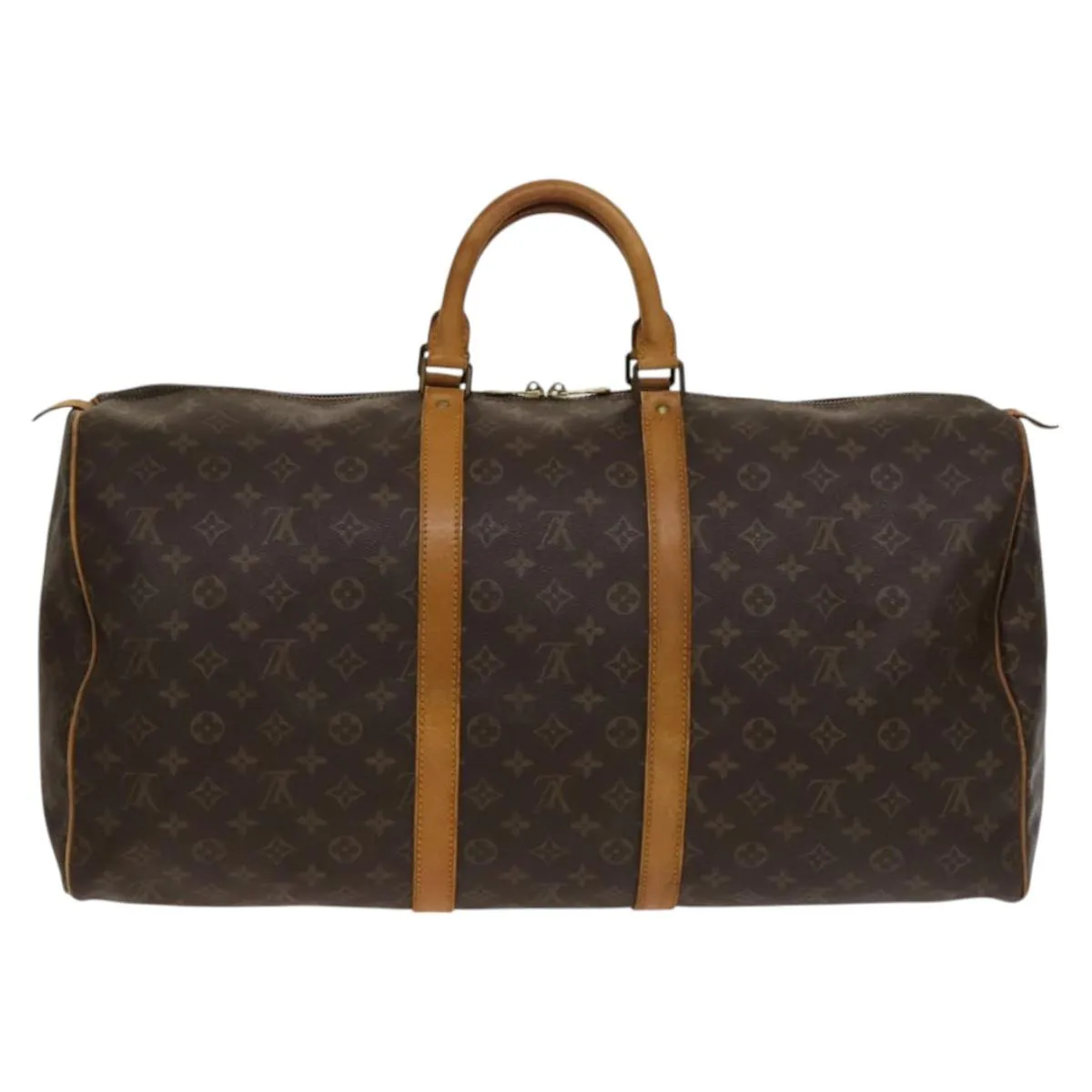 Louis Vuitton Keepall 55 Canvas Travel Bag (Pre-Owned)