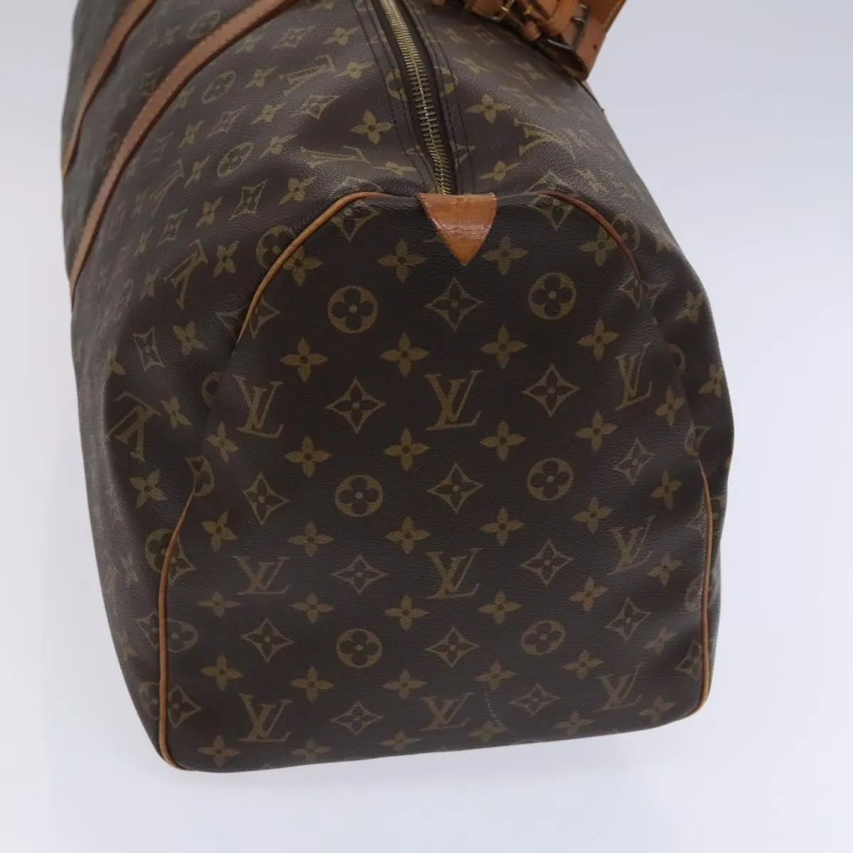 Louis Vuitton Keepall 55 Canvas Travel Bag (Pre-Owned)