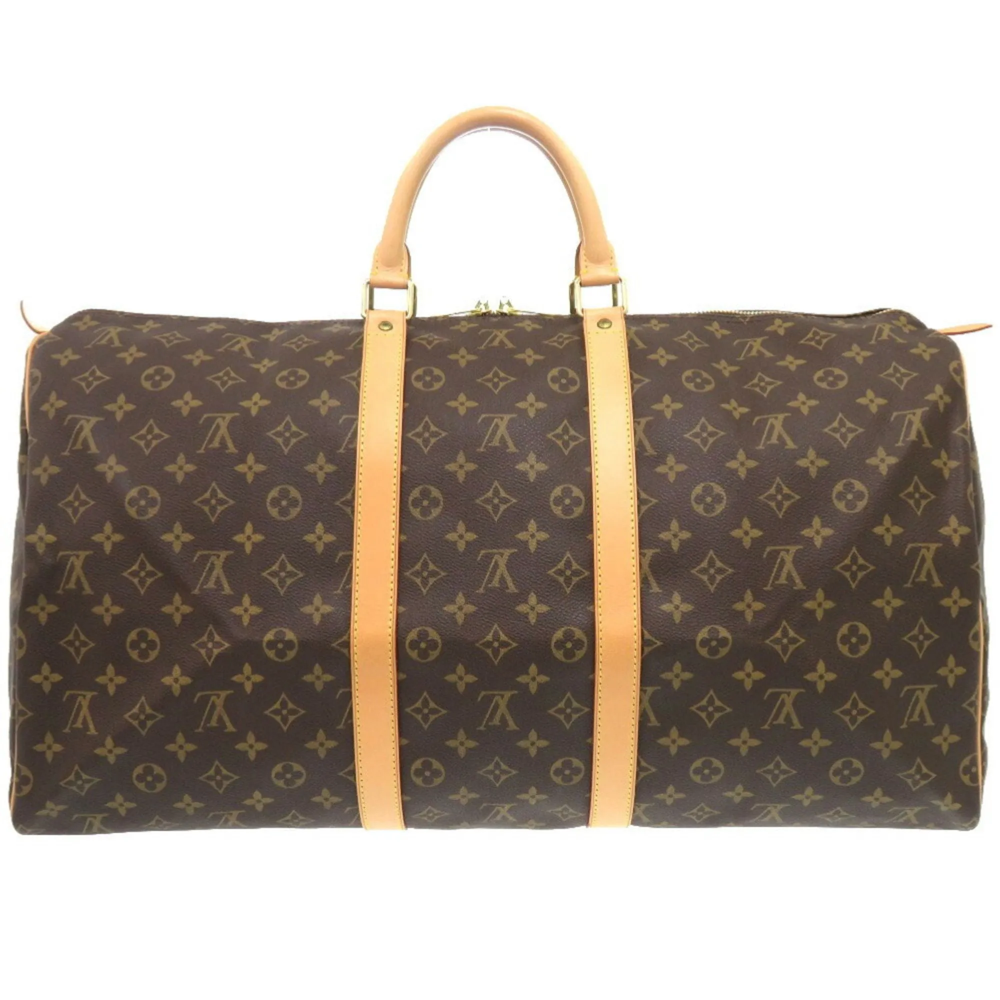Louis Vuitton Keepall 55 Canvas Travel Bag (Pre-Owned)