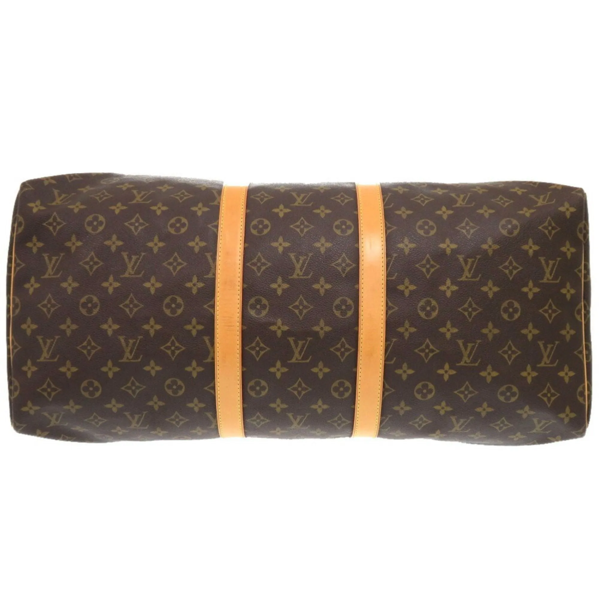 Louis Vuitton Keepall 55 Canvas Travel Bag (Pre-Owned)