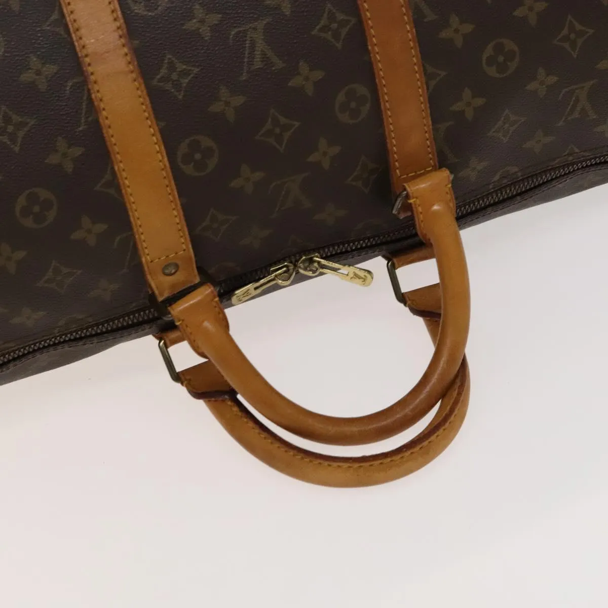 Louis Vuitton Keepall 55 Canvas Travel Bag (Pre-Owned)