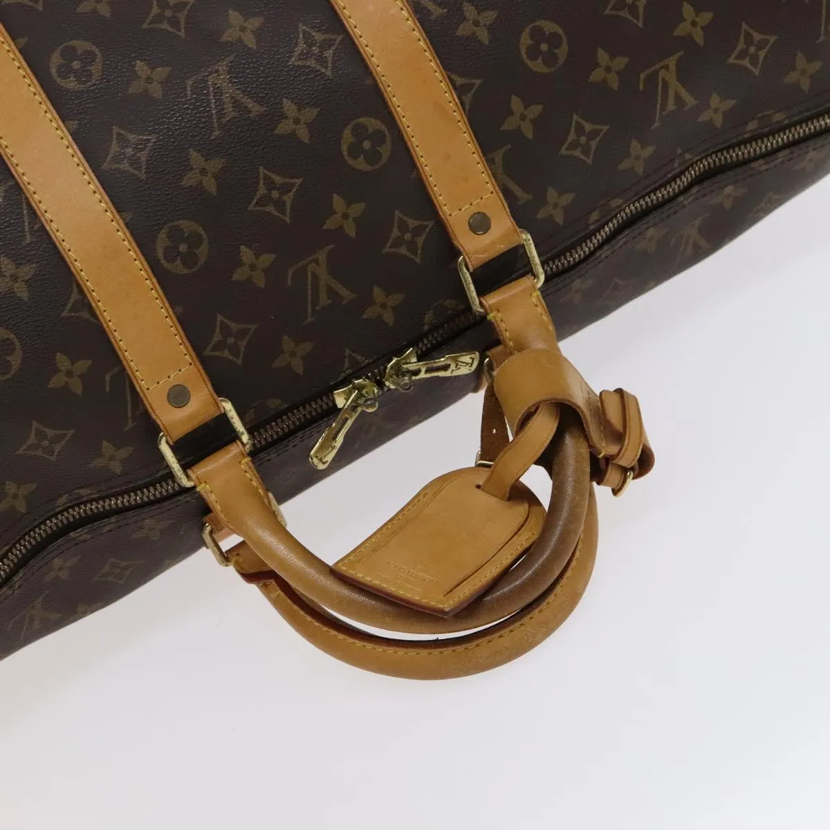 Louis Vuitton Keepall 55 Canvas Travel Bag (Pre-Owned)