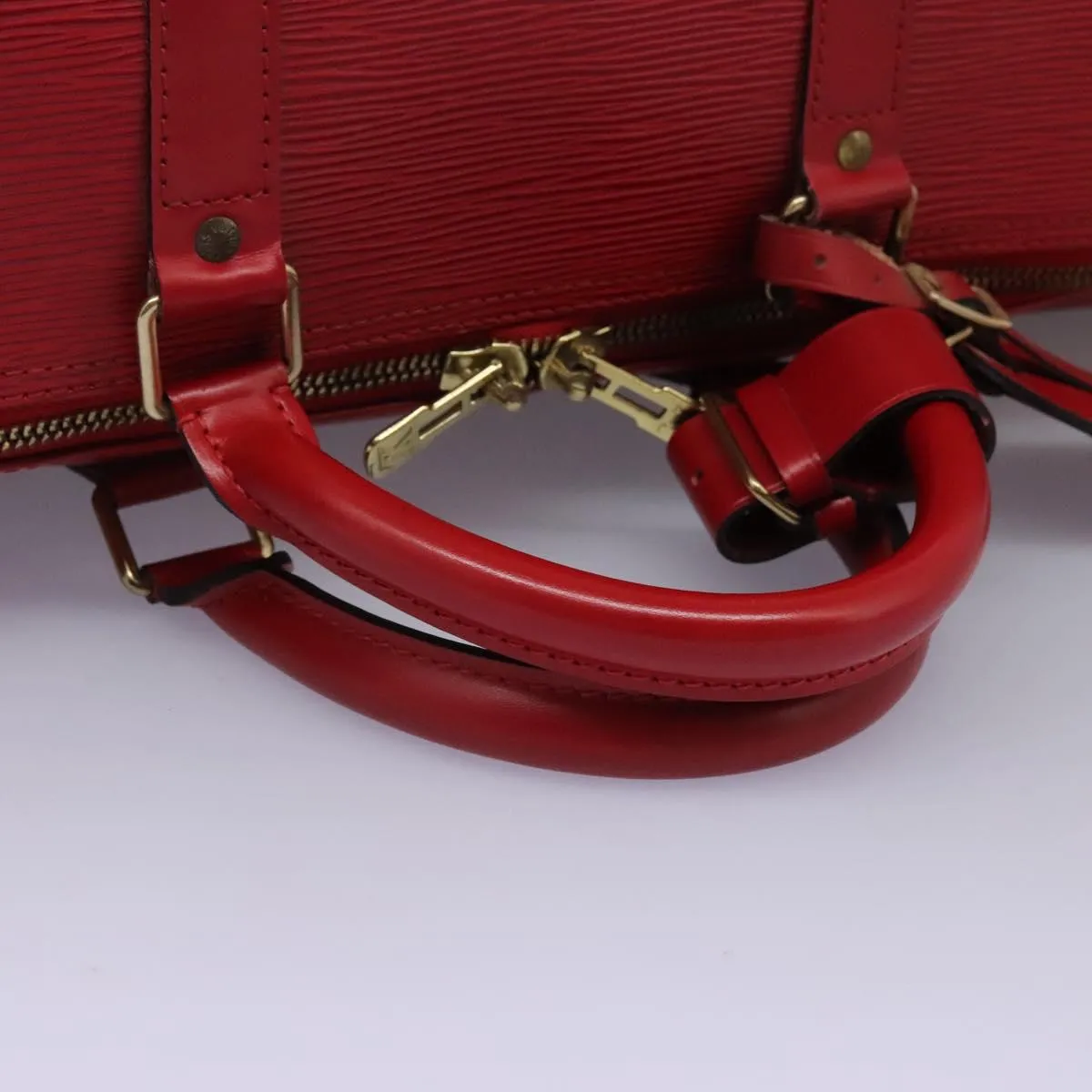 Louis Vuitton Keepall 55 Leather Travel Bag (Pre-Owned)