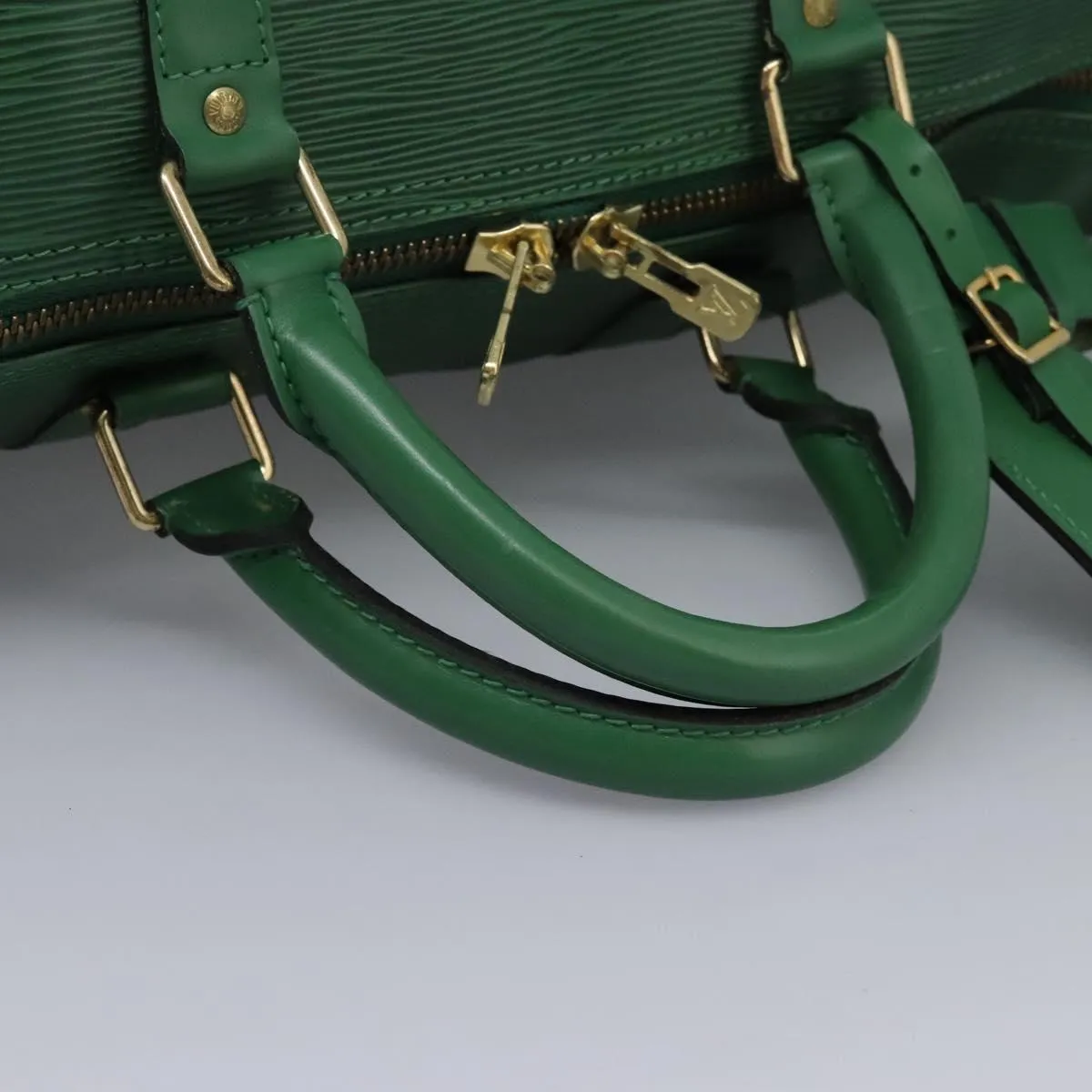 Louis Vuitton Keepall 55 Leather Travel Bag (Pre-Owned)