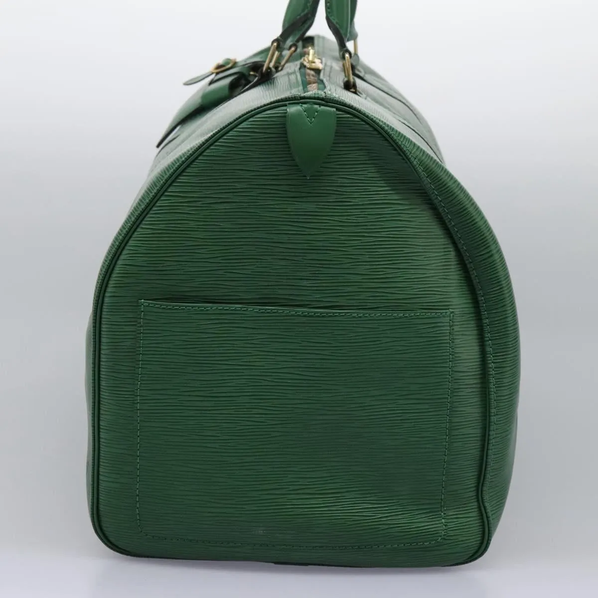 Louis Vuitton Keepall 55 Leather Travel Bag (Pre-Owned)