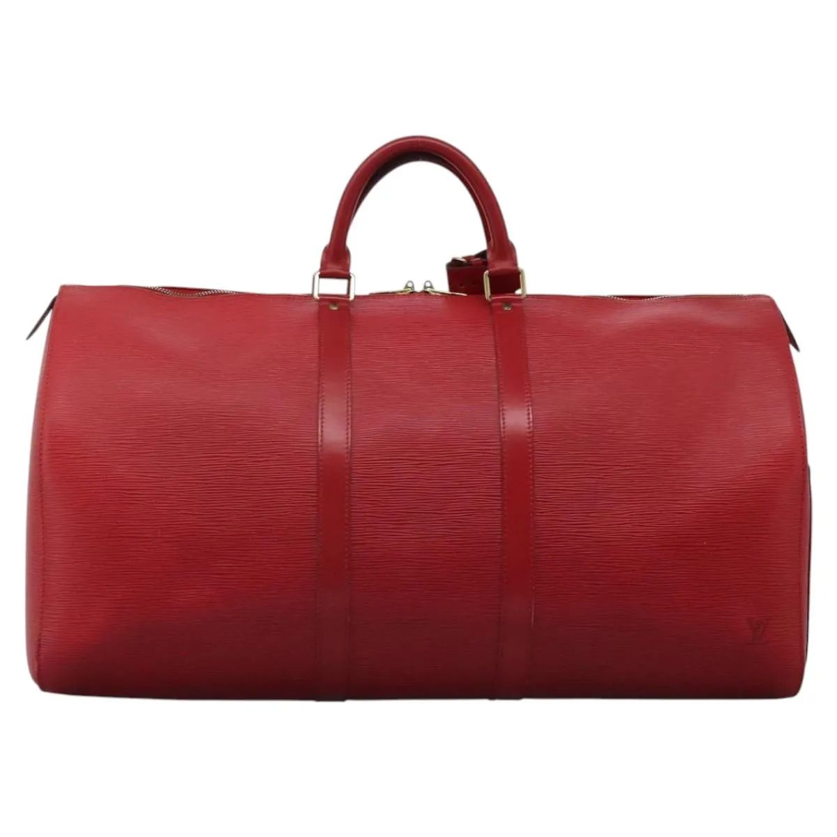 Louis Vuitton Keepall 55 Leather Travel Bag (Pre-Owned)