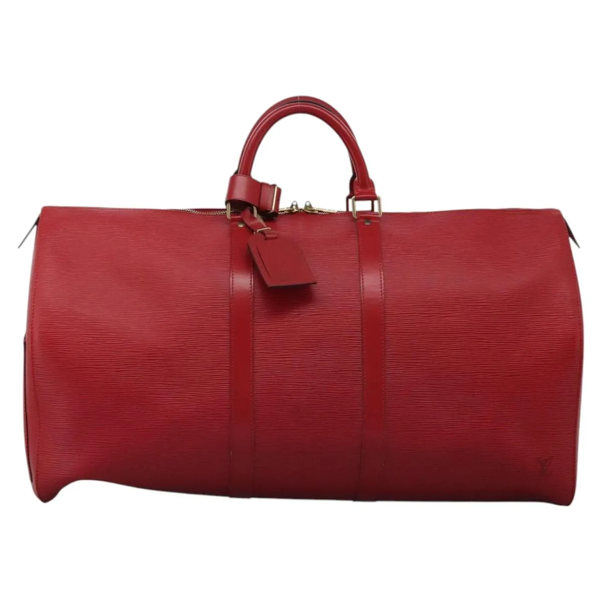 Louis Vuitton Keepall 55 Leather Travel Bag (Pre-Owned)