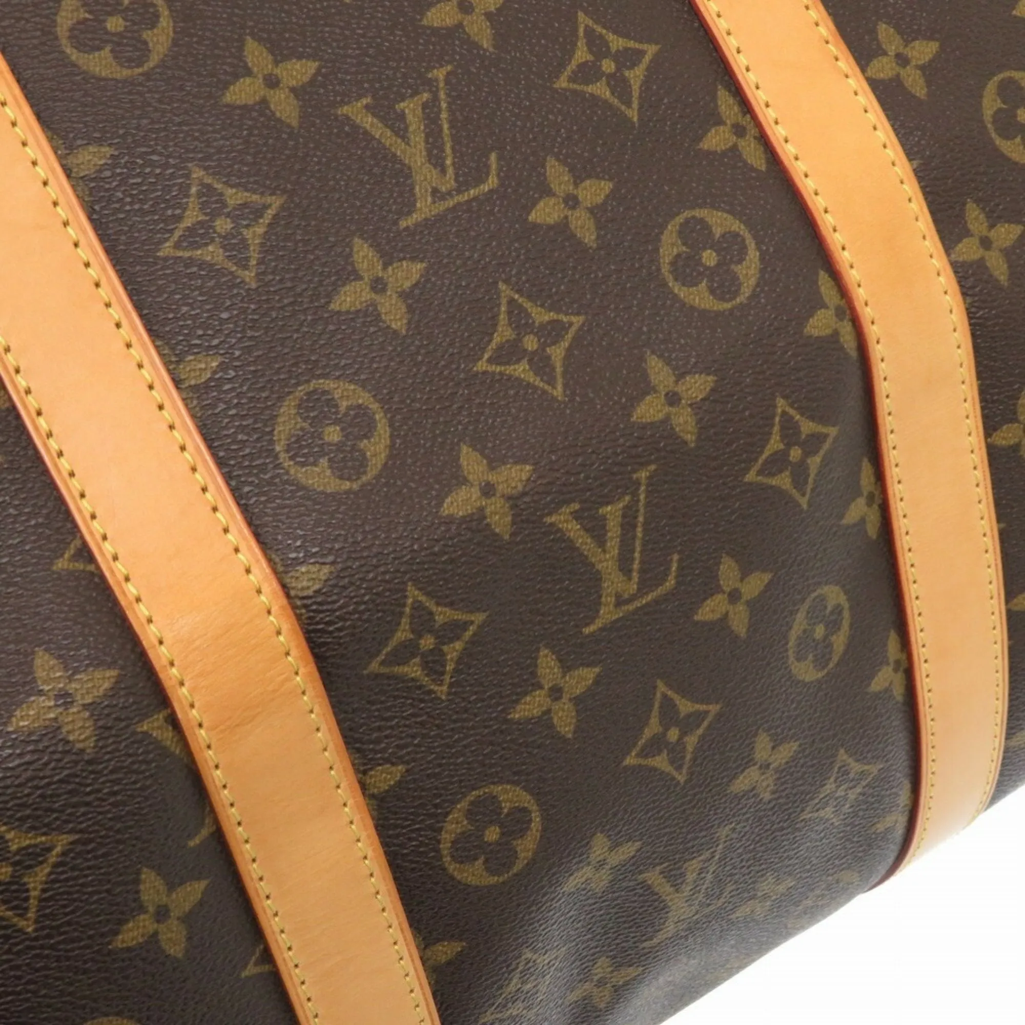 Louis Vuitton Keepall 60 Canvas Travel Bag (Pre-Owned)