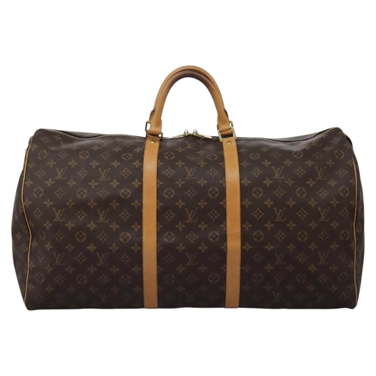 Louis Vuitton Keepall 60 Canvas Travel Bag (Pre-Owned)