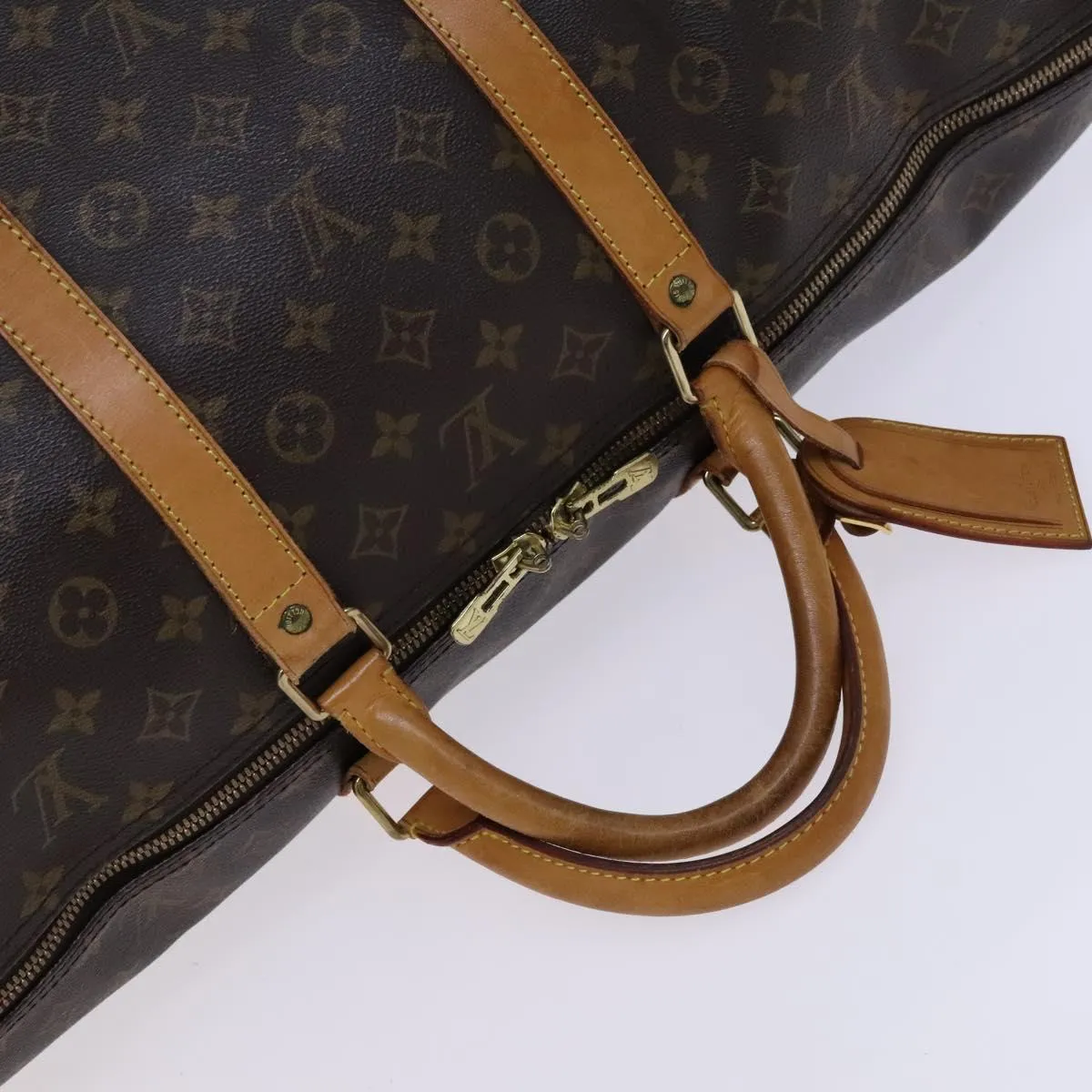 Louis Vuitton Keepall 60 Canvas Travel Bag (Pre-Owned)