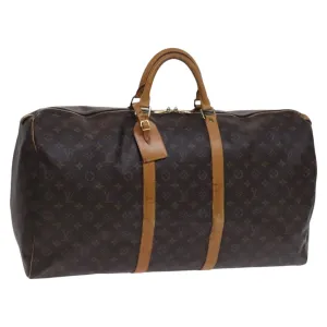Louis Vuitton Keepall 60 Canvas Travel Bag (Pre-Owned)